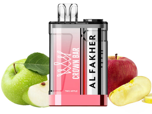 Two Apple - Al Fakher Crown Bar Vape 9000